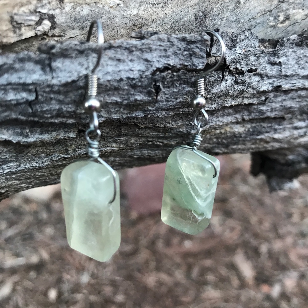 Stone earrings